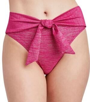 BCBGeneration Stardust Wrap High-Waist Bikini Bottom M